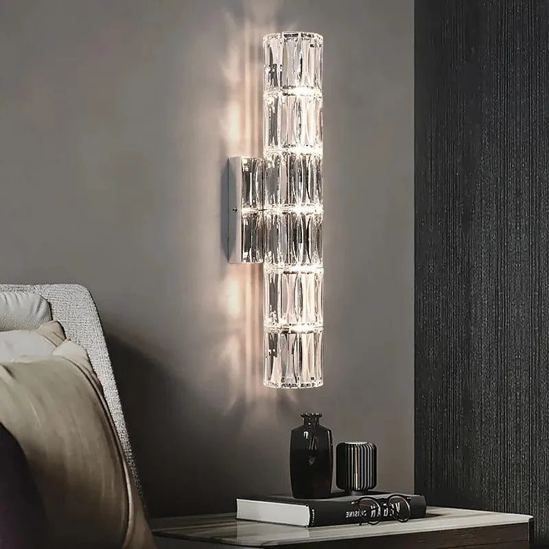 Image showcasing Luxurious High-End Crystal Wall Light. – BH Home Store
