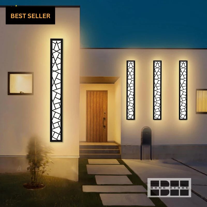 Waterproof  Wall Light Black Outdoor.