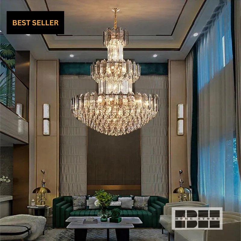 Elegant Crystal LED Chandeliers.