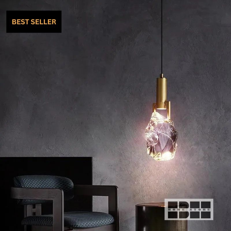 Contemporary Loft Crystal Pendant.