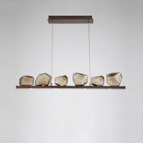 Nordic Long Hanging Lamp, LED Lighting for Dining Living Room Elegance.
