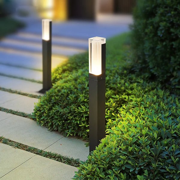 Modern Aluminum Pillar Light Outdoor.