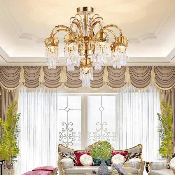 Bask in Luminous Opulence:  Living Room Dining Lighting with European Elegance. - BH Home Store