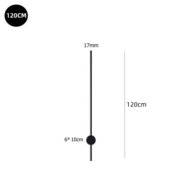 Long Strip LED Wall Sconce Light. - 120CM / Warm white