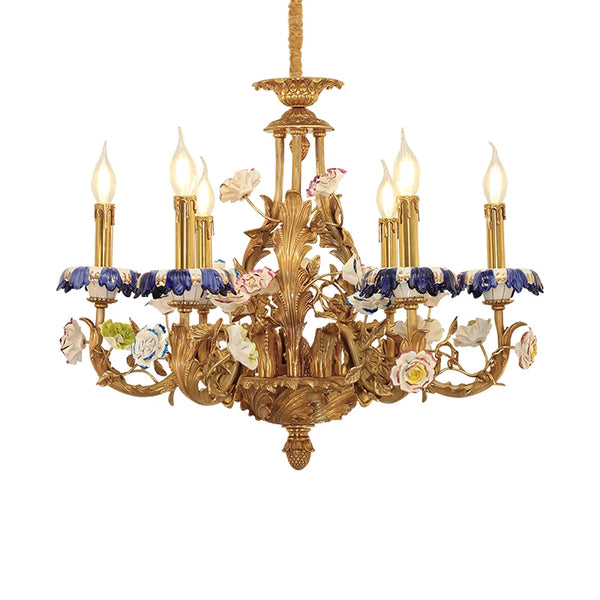 A French Copper Chandelier to Light Up Royal Villas.
