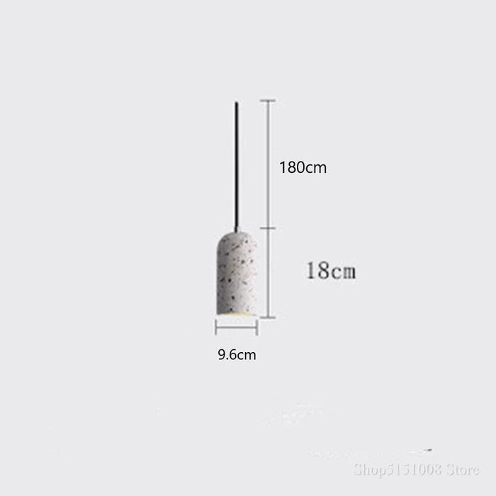 Cement Pendant Lights LED Lighting. - A