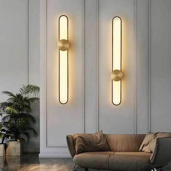 Luxurious Living Room LED Wall Light: Opulent Illumination for Refined Home Decor.