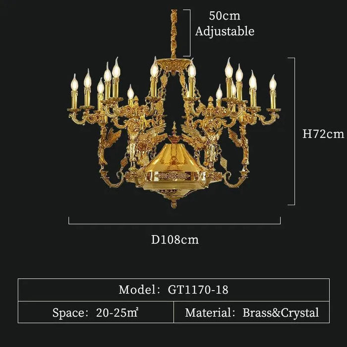 Royal Regal Brilliance Chandelier. - 18lights D108 H72cm