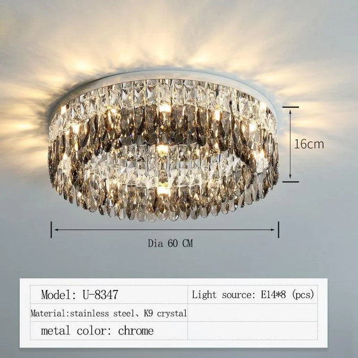 Nordic Crystal Brilliance light. - Dia60 H16CM / Warm White