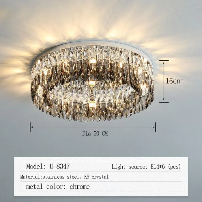 Nordic Crystal Brilliance light. - Dia50 H16CM / Warm White