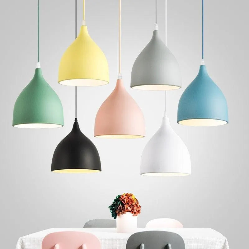 Chic Macaron-Colored Pendant.