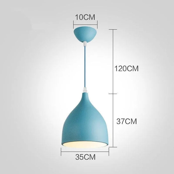 Chic Macaron-Colored Pendant. - M / TRICOLOR