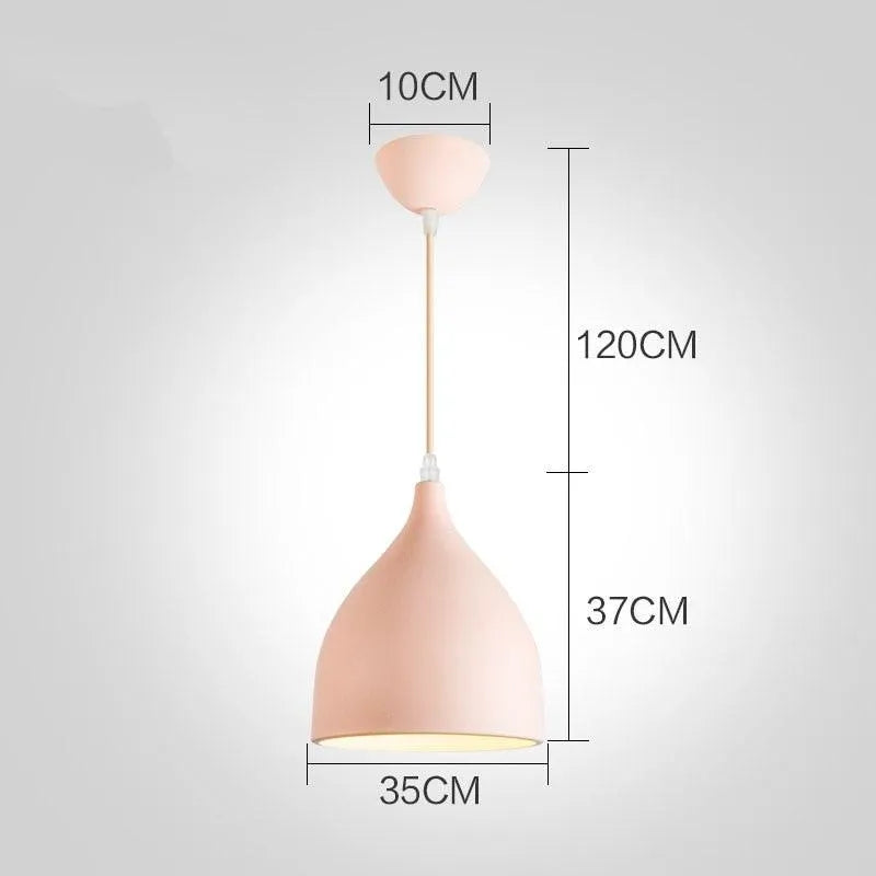 Chic Macaron-Colored Pendant. - BH Home Store