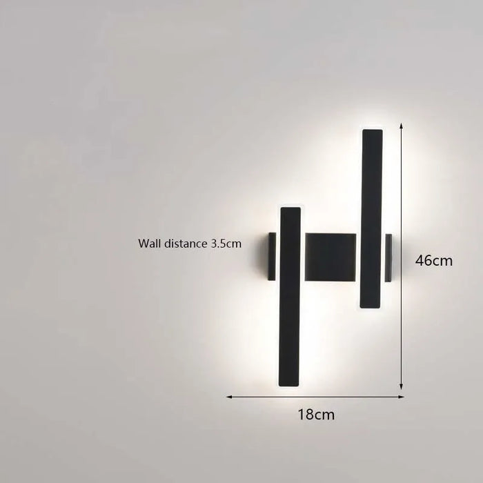 Chic Wall Sconce LED wall light. - C-2PCS / warm white