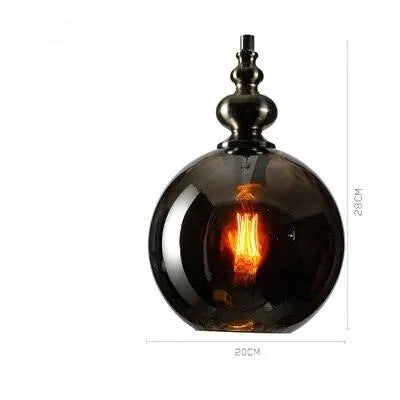 Classic Retro Glass LED Pendant. - BH Home Store