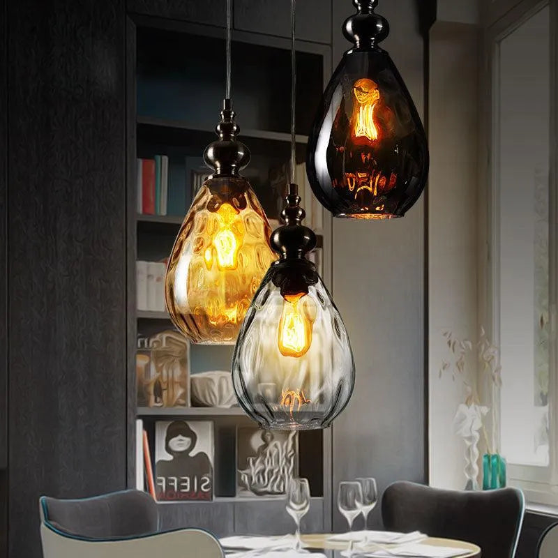 Classic Retro Glass LED Pendant. - BH Home Store