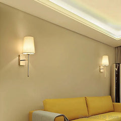 Contemporary Dual Glass Shade Wall Light.