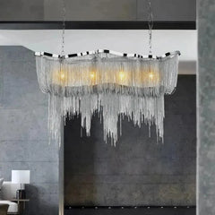 Aluminum Chain Tassel Pendant