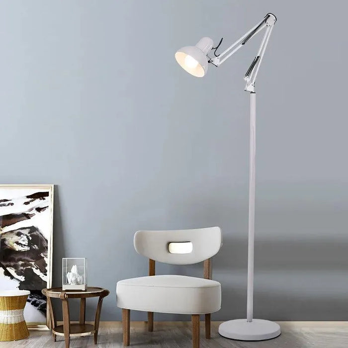 Vertical Design Folding LED Desk Lamp. - white / White light