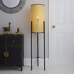 Elegance Japanese Bamboo LED Floor Lamp.
