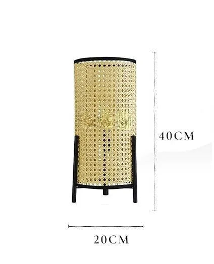 Elegance Japanese Bamboo LED Floor Lamp. - 20x40cm