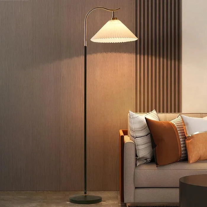Sleek Nordic Intelligent Floor Lamp. - A / warm light