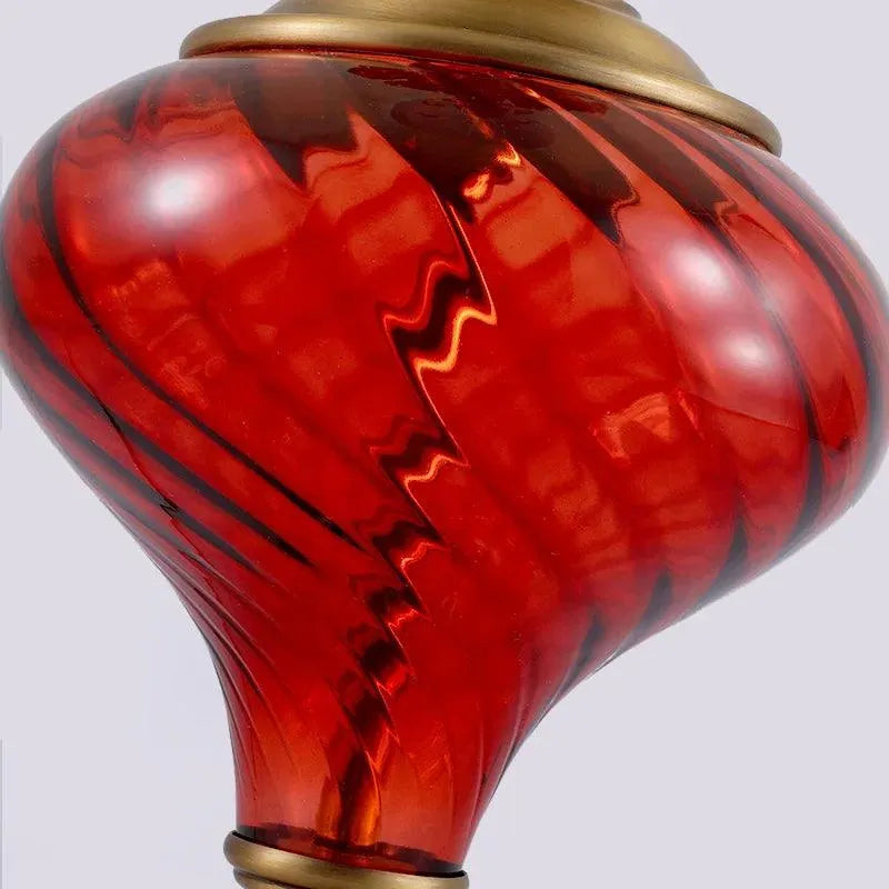 Distinguished Exclusive: Luxurious Brass Glass Lamp, Timeless European Design for Sophisticated Interiors. - BH Home Store