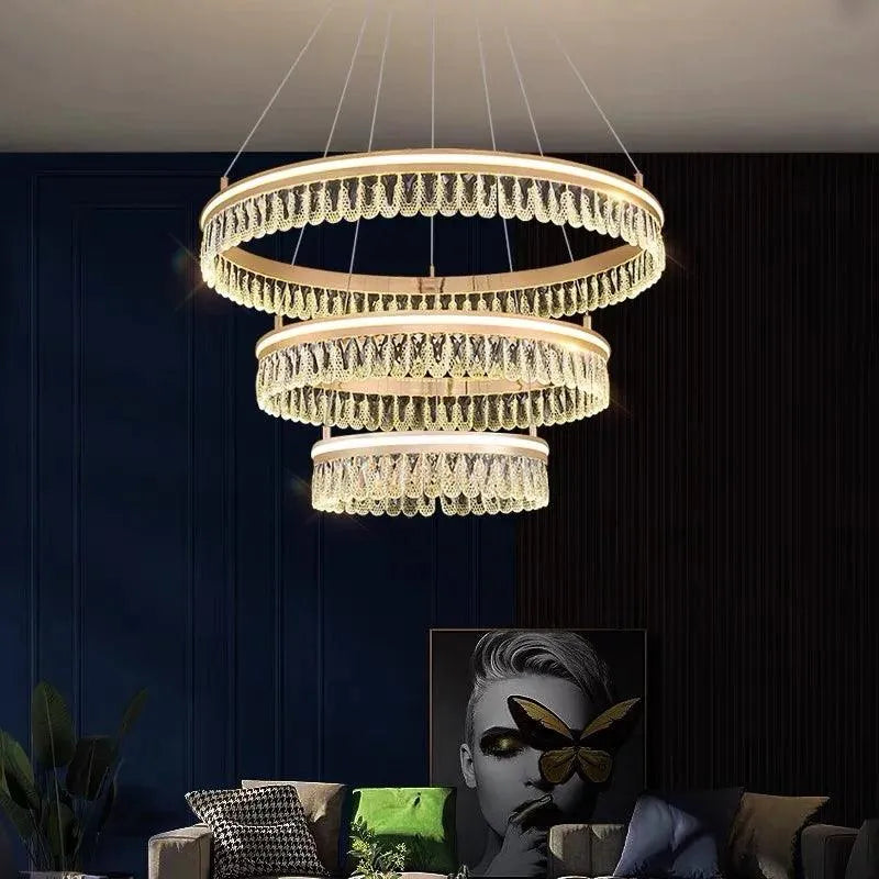 Elegant Crystal LED Chandelier. - BH Home Store