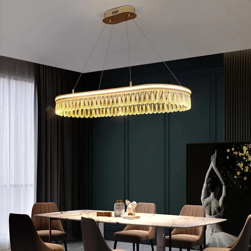 Elegant Crystal LED Chandelier. - BH Home Store