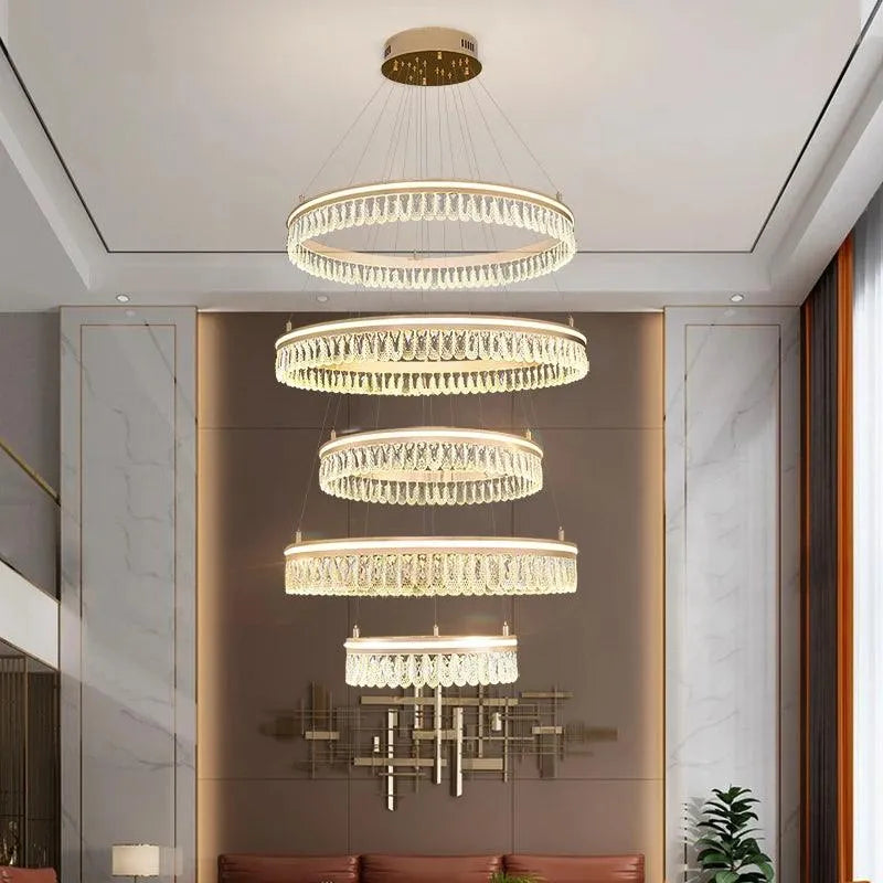 Elegant Crystal LED Chandelier. - BH Home Store