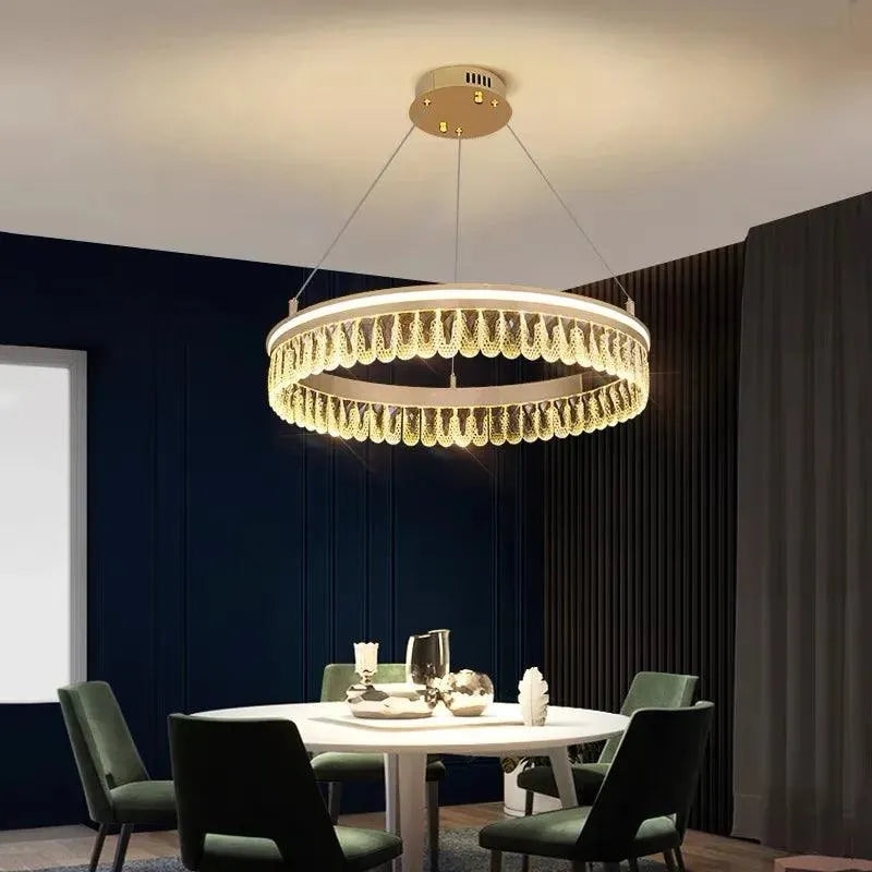 Elegant Crystal LED Chandelier. - BH Home Store