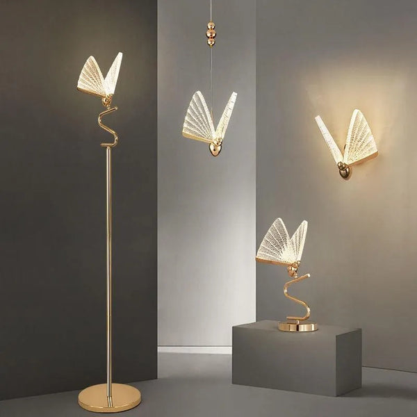 Elegant Butterfly Pendant Light: Modern Luxurious Fixture for 2024 Home Interior Decoration. - BH Home Store