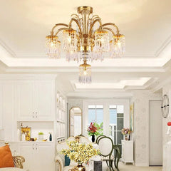 Crystal Copper French Chandelier.