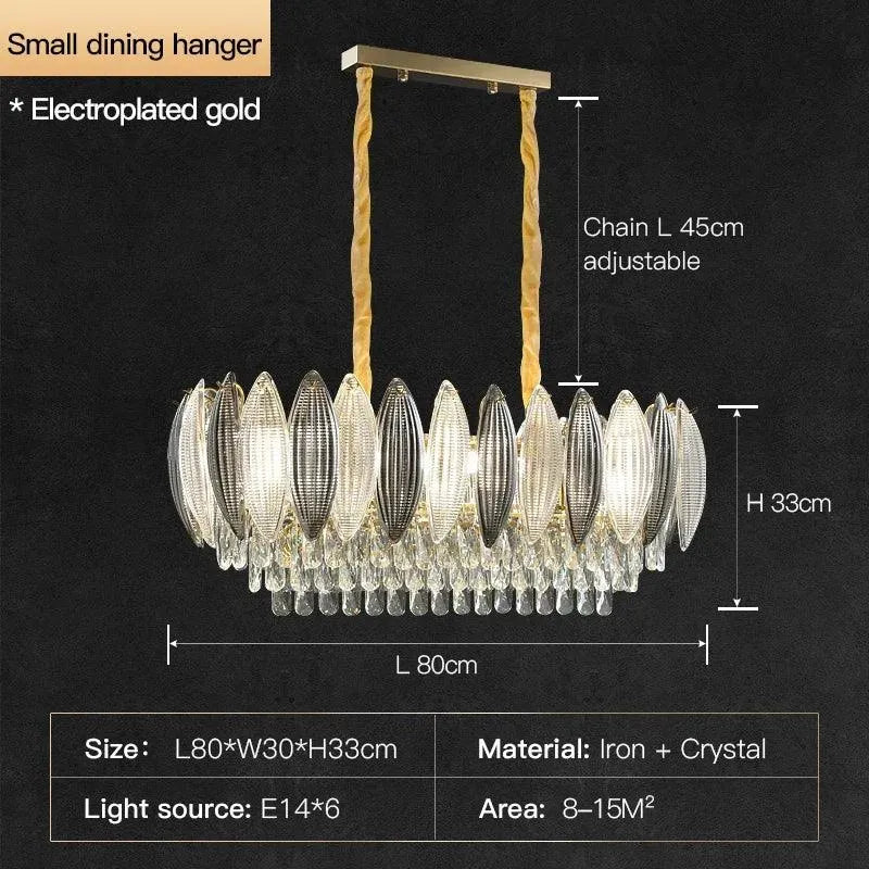 European Crystal Modern Chandelier. - BH Home Store