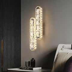 Elegant LED Crystal Wall Lamp.