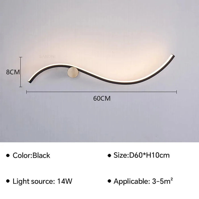 Elegant Modern Lighting Wall Lamp. - TypeB 60CM / Cold White