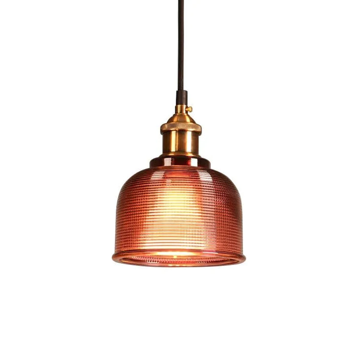 Modern Nordic Brass Chandelier. - Red No Bulb