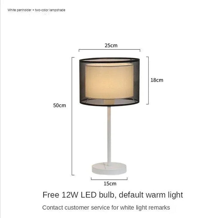 Elegant Nordic LED Floor Lamp. - Two-color lampshade1