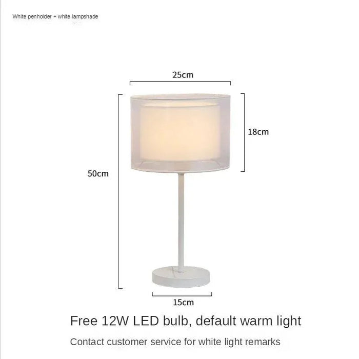 Elegant Nordic LED Floor Lamp. - white