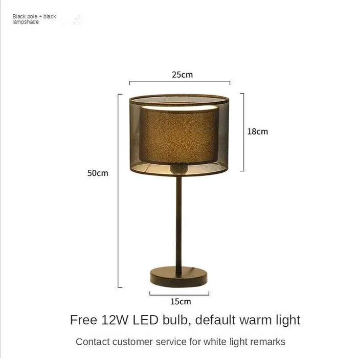 Elegant Nordic LED Floor Lamp. - black