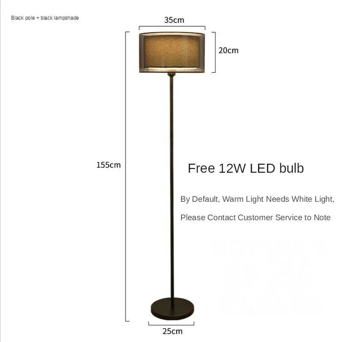 Elegant Nordic LED Floor Lamp. - black2