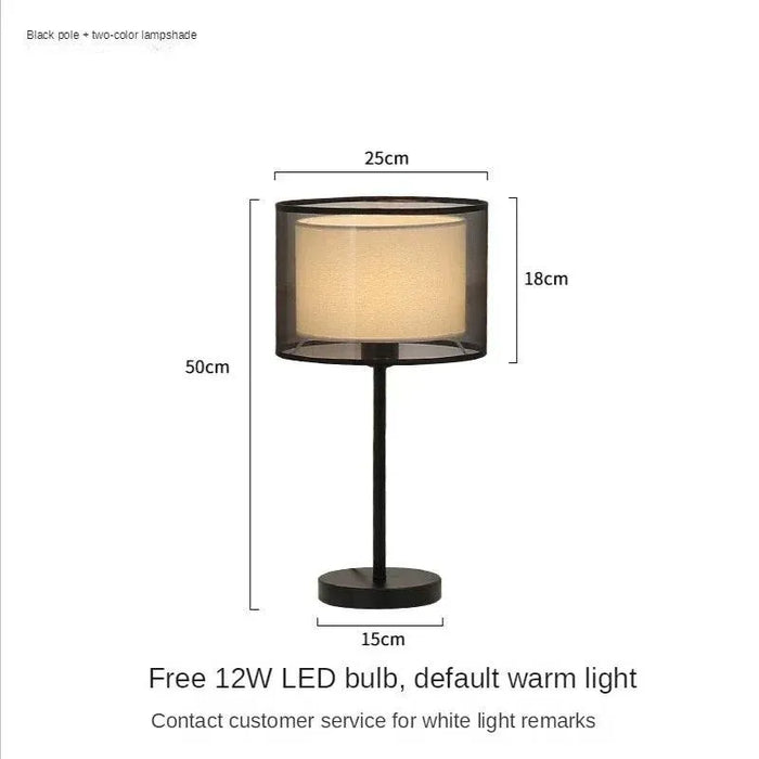 Elegant Nordic LED Floor Lamp. - Two-color lampshade