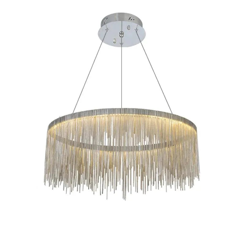 Tassel Aluminum Chain Chandelier. - BH Home Store