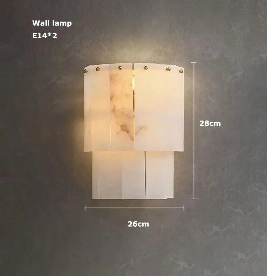 Natural Marble LED Pendant. - BH Home Store