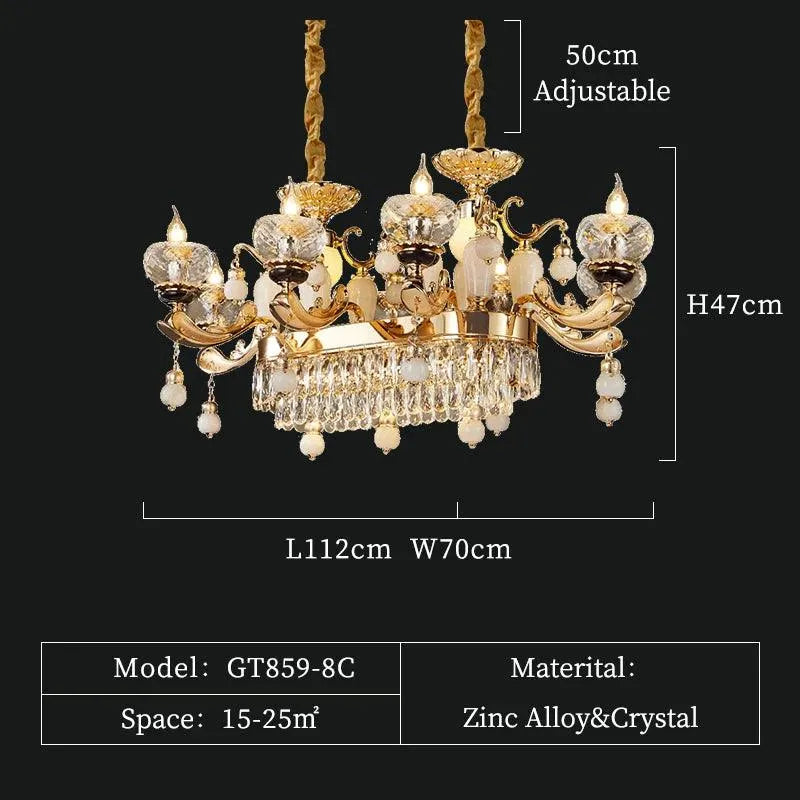 Royal Opulent Crystal Chandelier. - BH Home Store