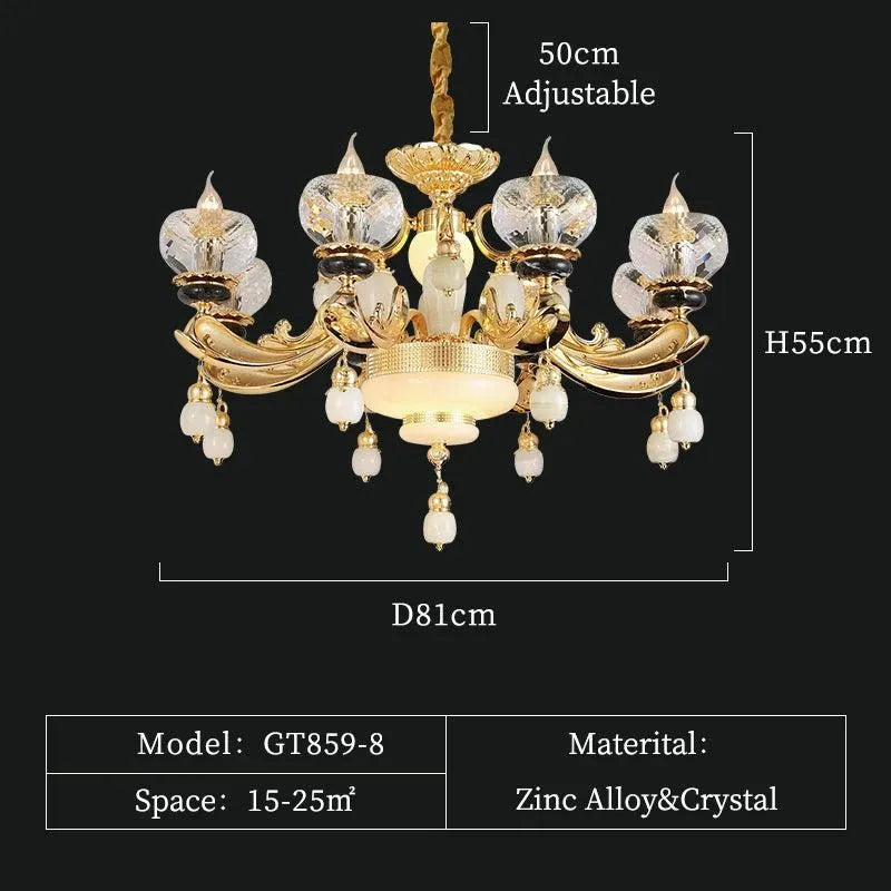 Royal Opulent Crystal Chandelier. - BH Home Store