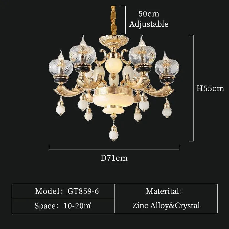 Royal Opulent Crystal Chandelier. - BH Home Store