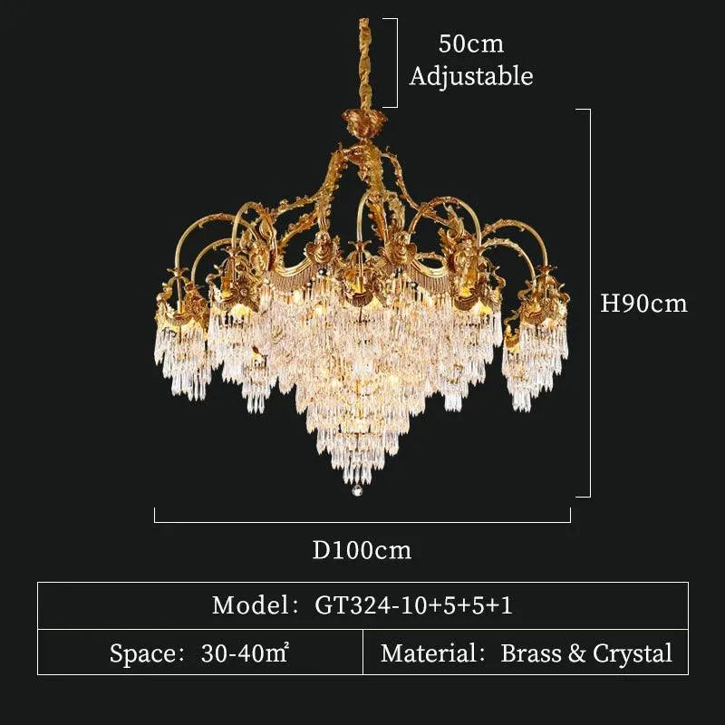 Majestic European Style Chandelier. - BH Home Store