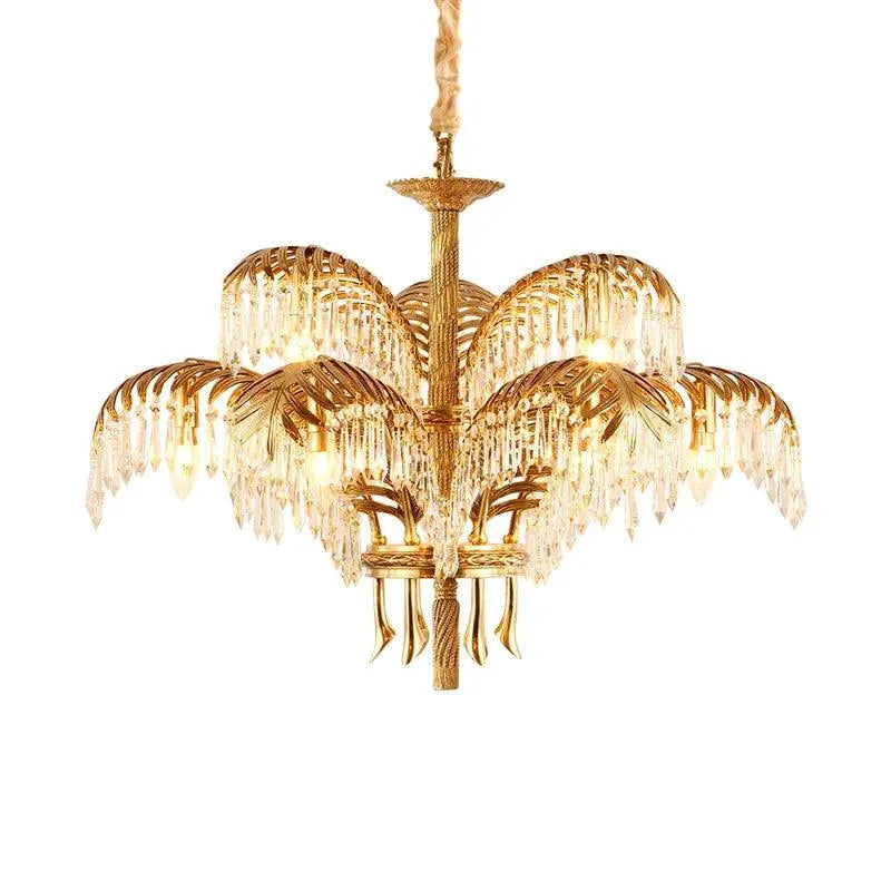 European Rococo Brass Pendant Lights: French Baroque Elegance for Luxurious Living. - BH Home Store
