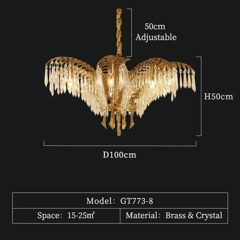 European Rococo Brass Pendant Lights: French Baroque Elegance for Luxurious Living. - BH Home Store